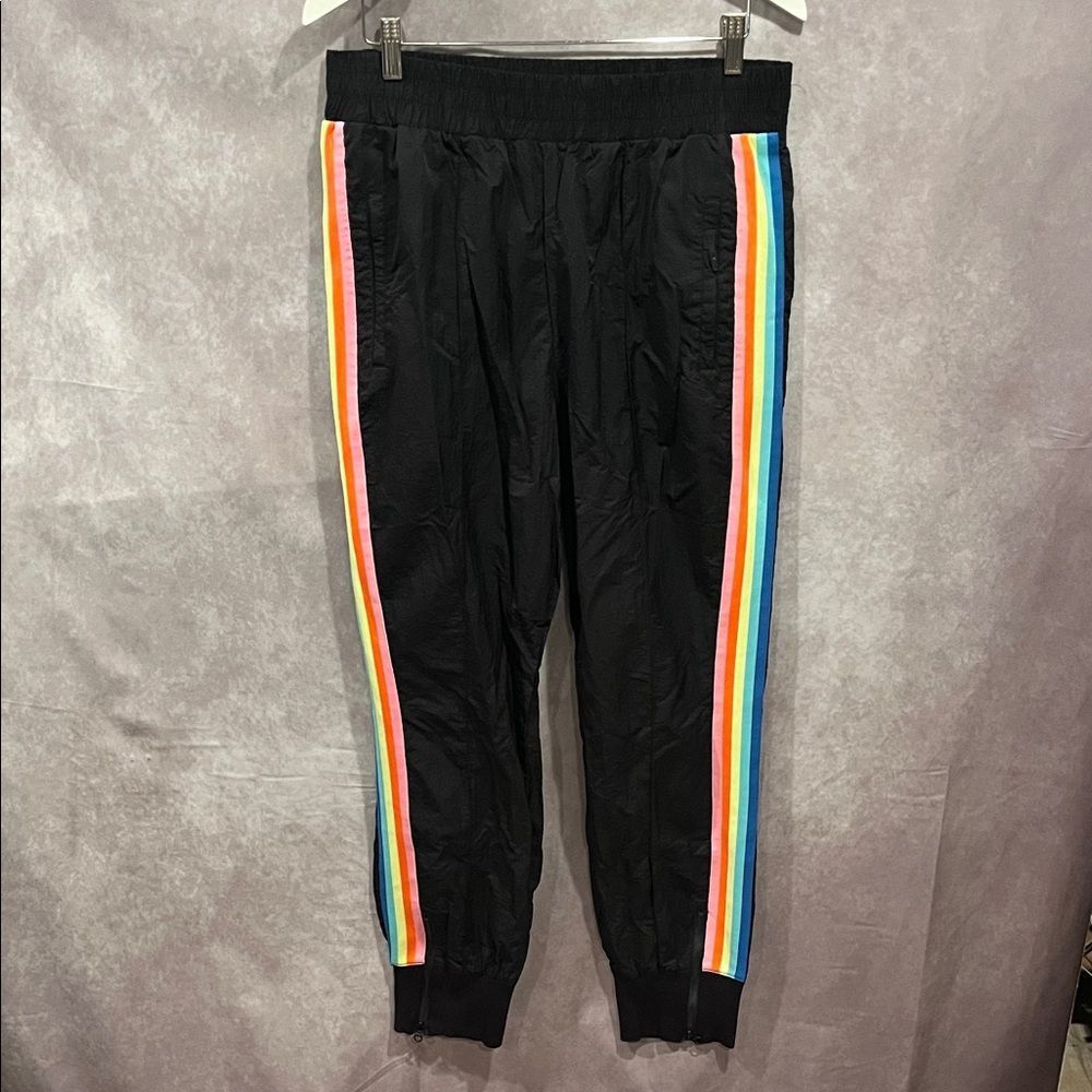 Fabletics Rainbow Stripe Carol Track Pant Joggers size XL - Picture 3 of 8